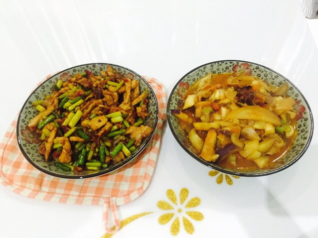 蒜薹炒肉丝