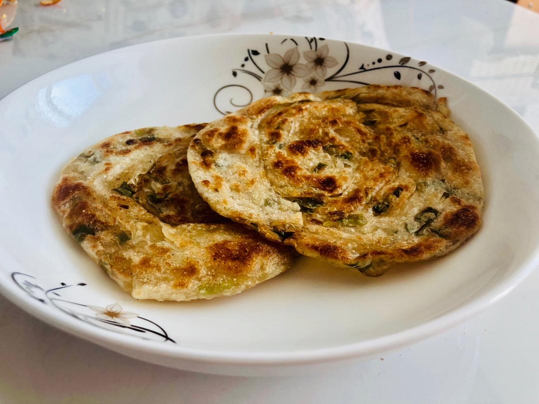 饺子皮葱油饼