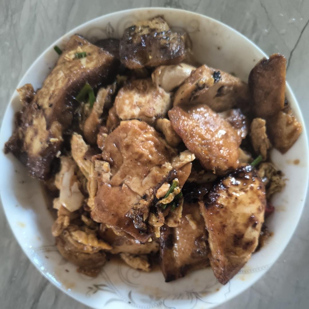 外焦里嫩的香煎豆腐