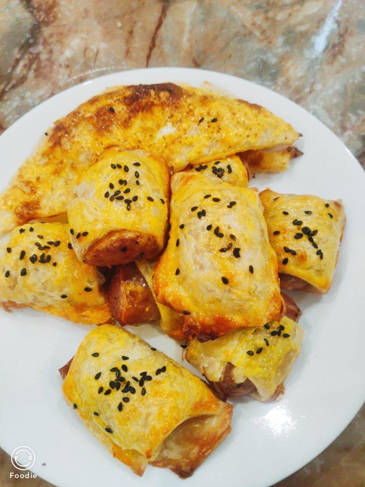 香酥香肠卷