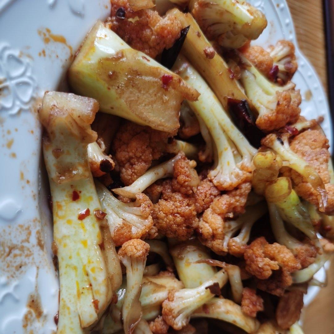 和饭店一个味道的干锅花菜