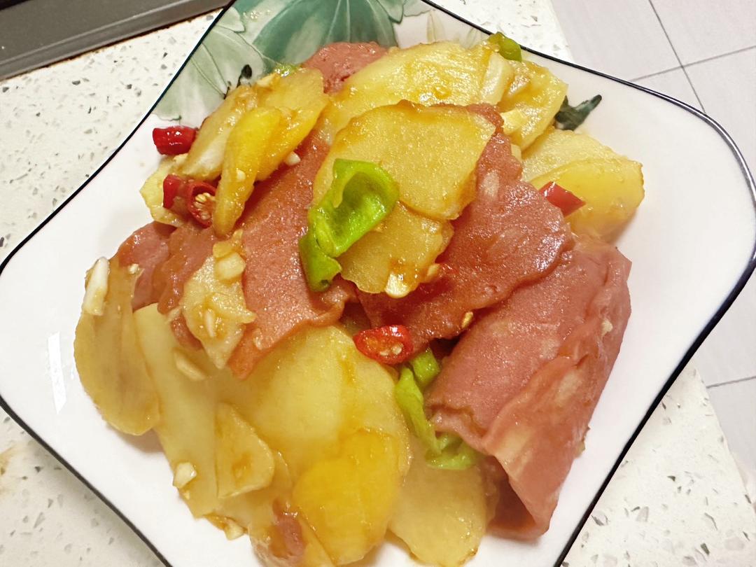 黑椒培根土豆片