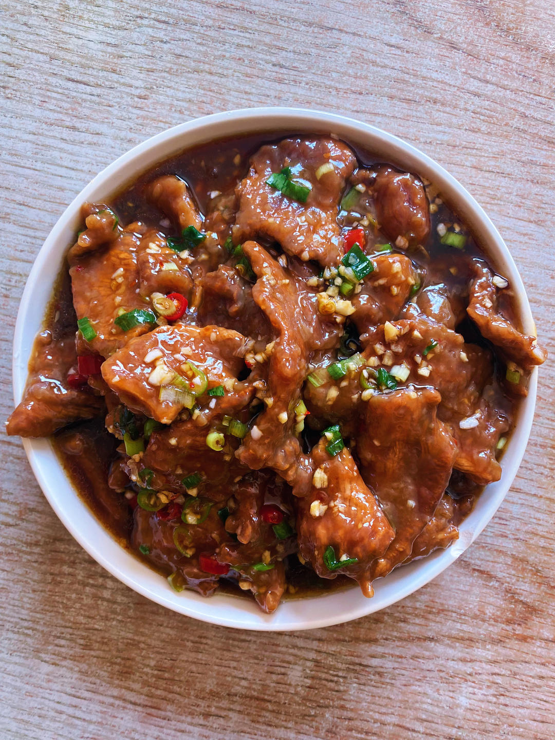 酸辣开胃凉拌肉片