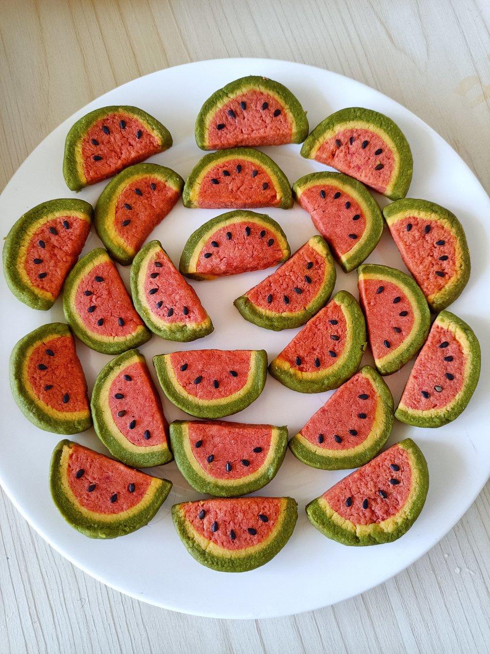 免打发❗零失败可爱西瓜🍉曲奇饼干