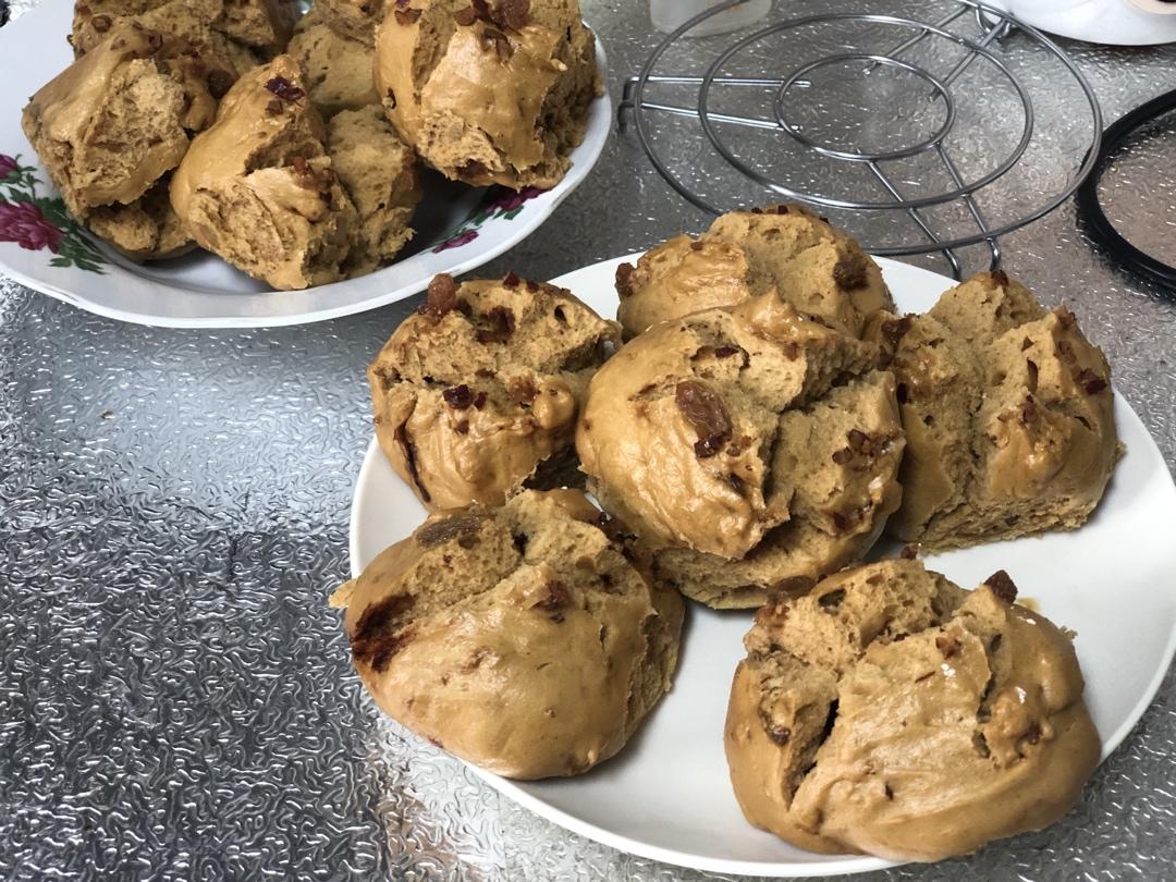 妥妥的红糖开花馒头