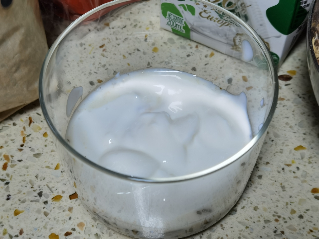 高纤低卡 快手早餐/隔夜可可燕麦酸奶杯的做法 步骤3