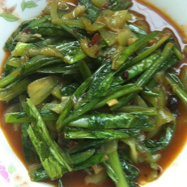 豆豉油麦菜