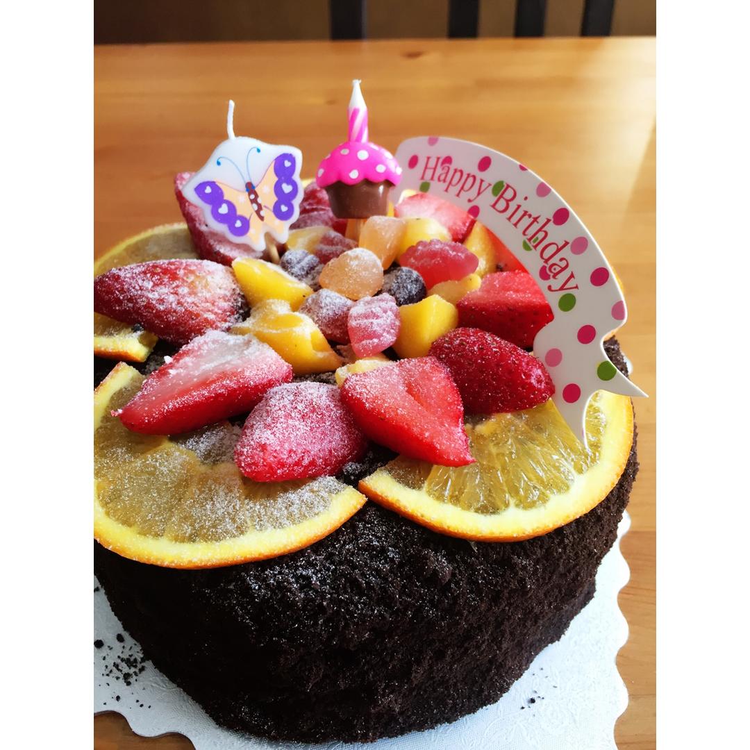 奥利奥水果奶油蛋糕