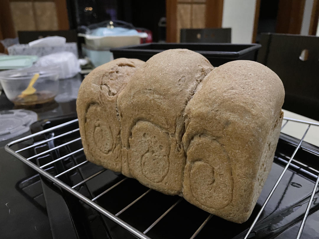 100%全麦吐司（无糖无油）