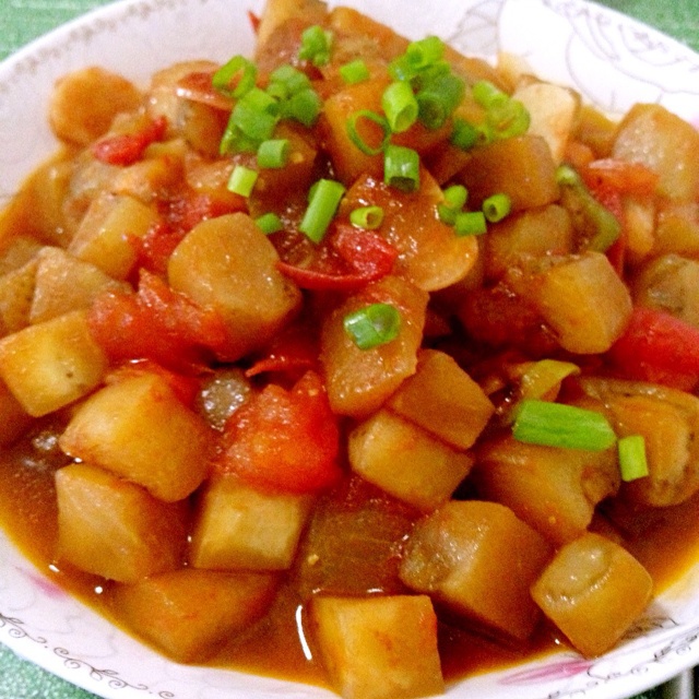西红柿烧茄子