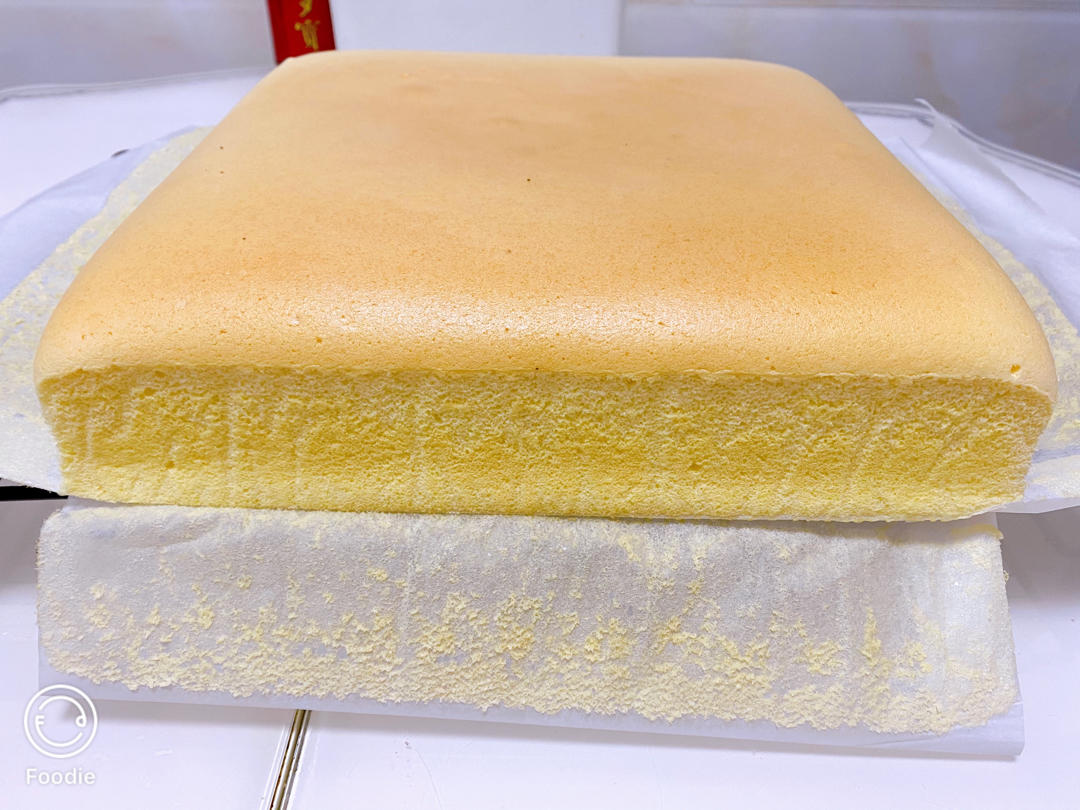 古早味蛋糕......烫面水浴法（28*28）