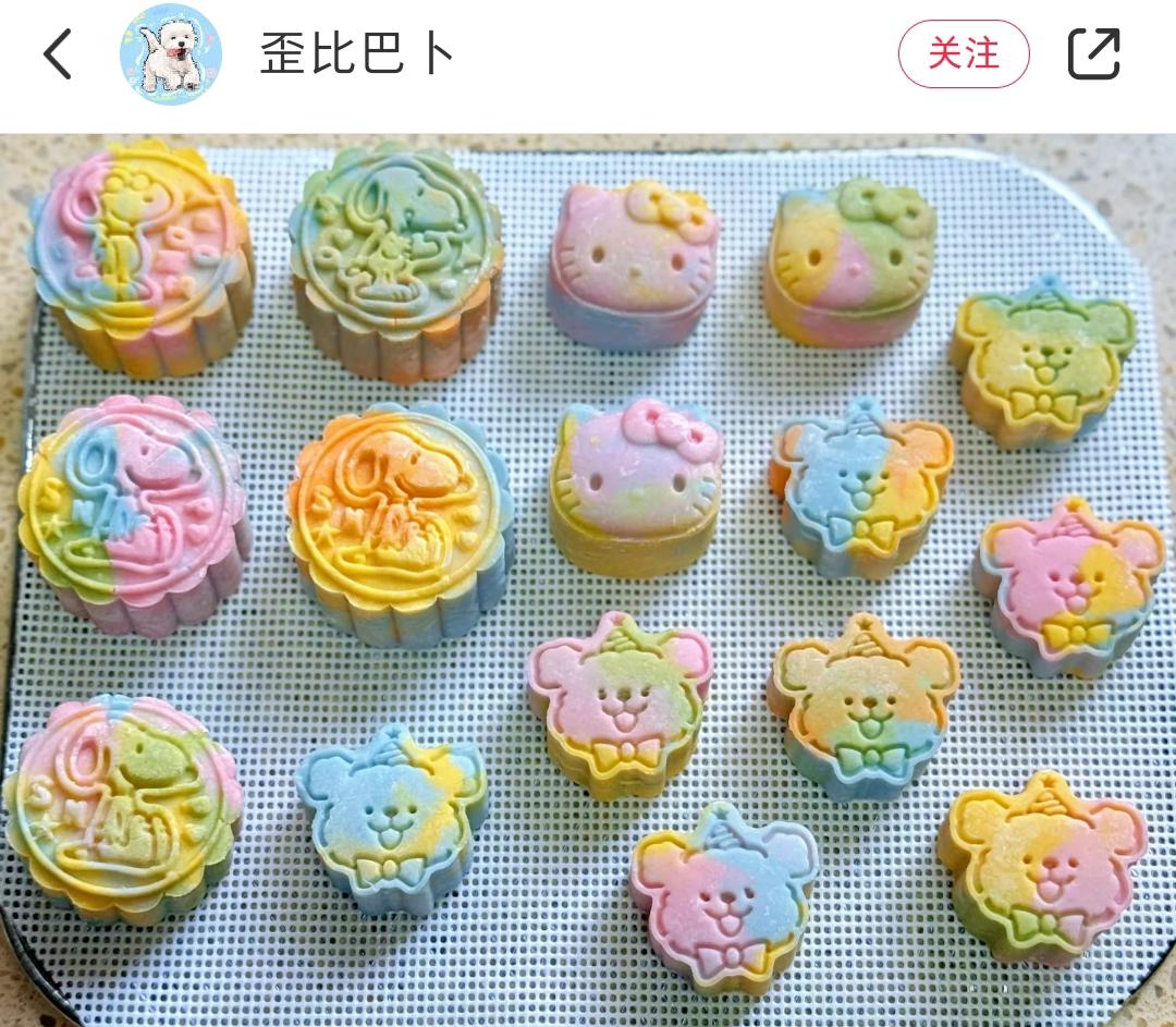 264 小狗史努比Snooy小狗美食及模具，生肖狗月饼模具