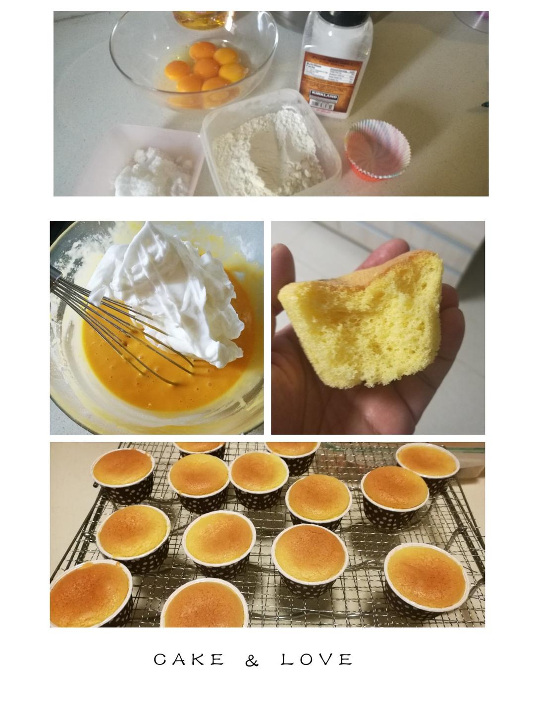 不塌不皱的光滑圆润版纸杯戚风（内含减糖版宝宝可吃）