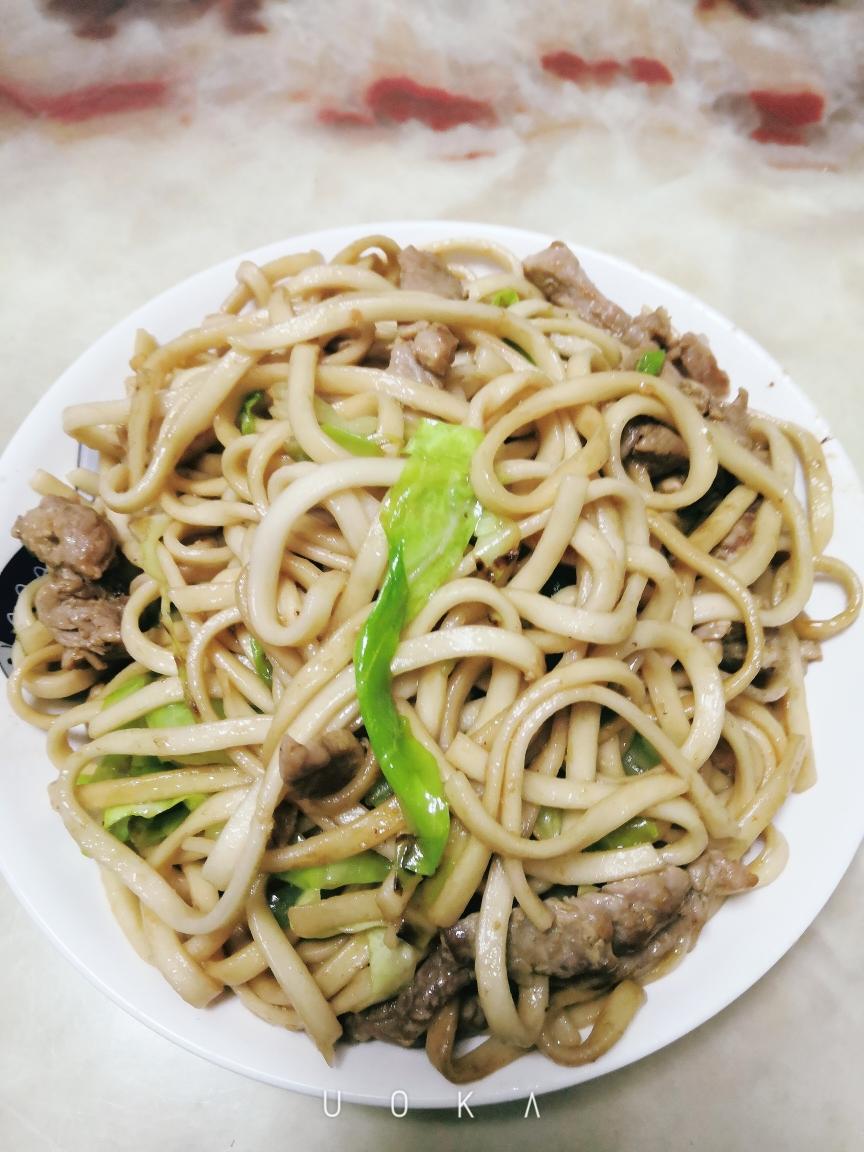 肉丝炒面