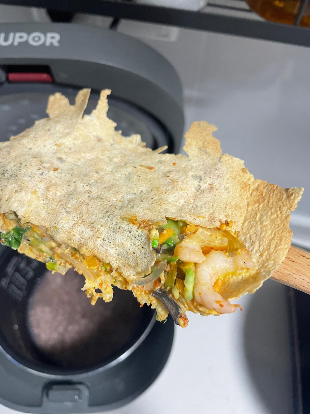 香掉渣的滕州菜煎饼