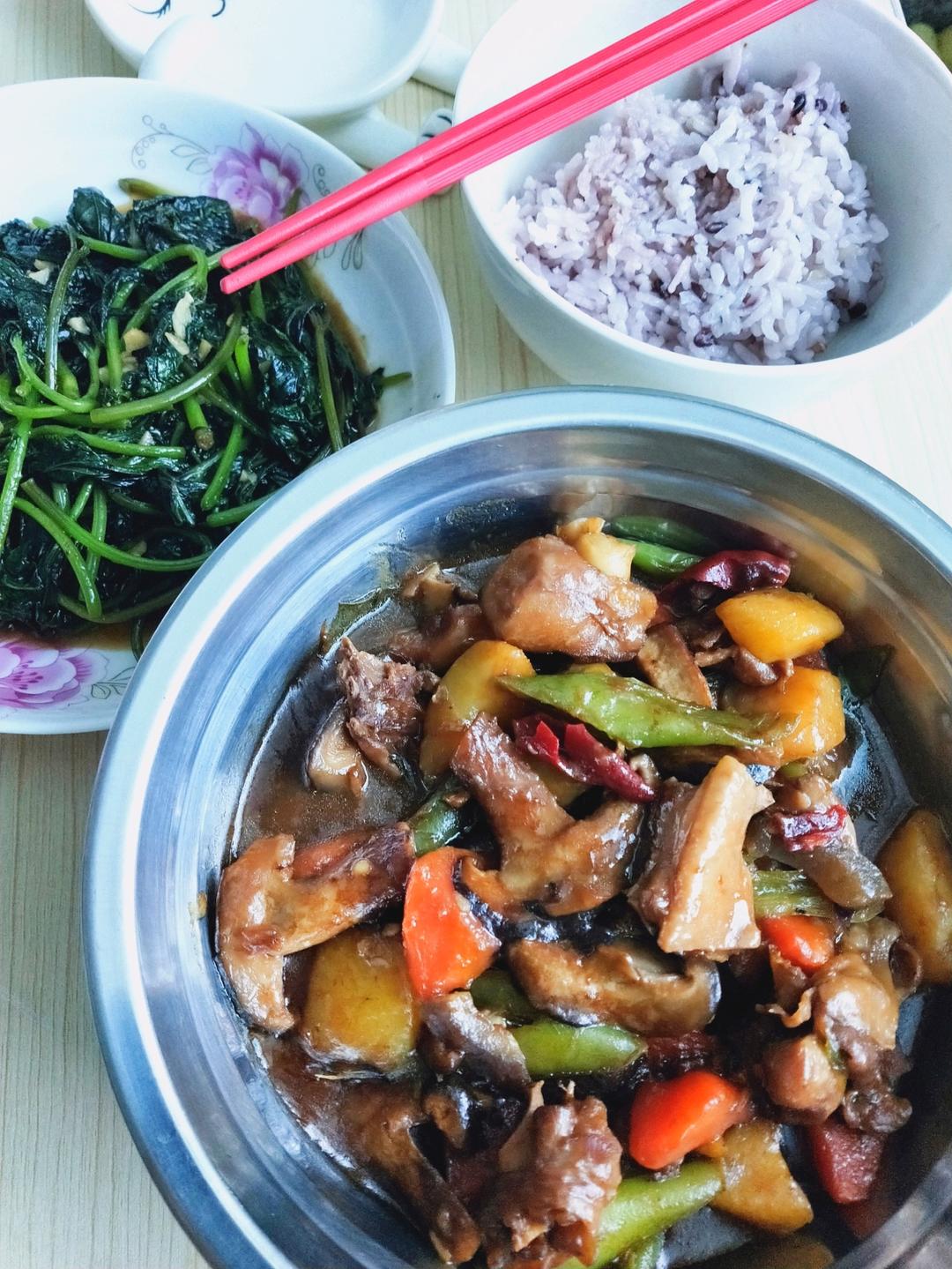 外卖第一名，简单在家做|黄焖鸡米饭