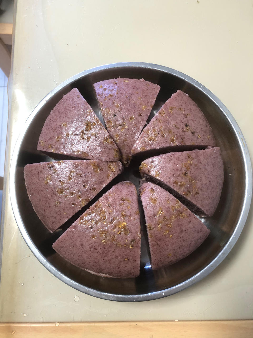 超简单的黑米发糕教程