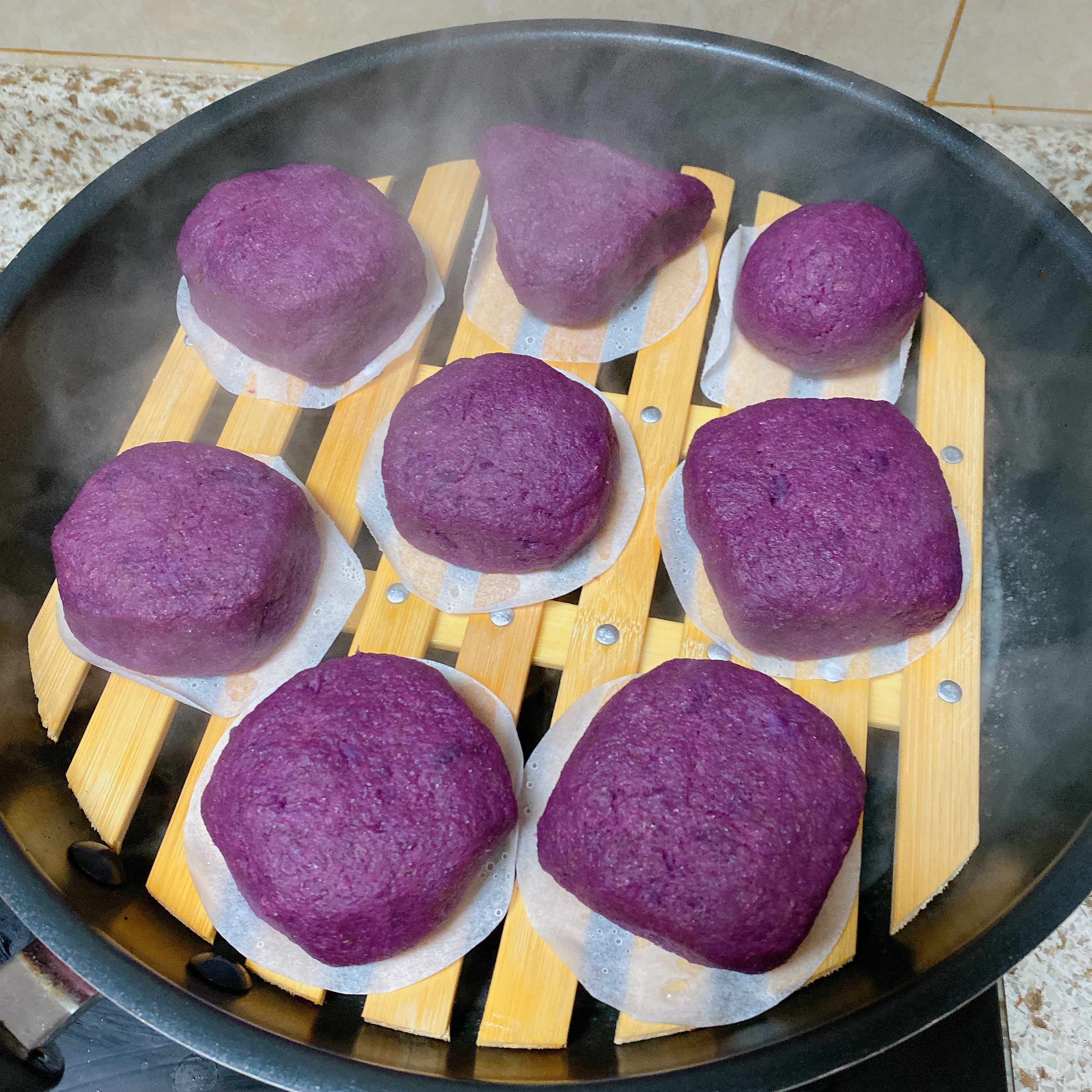 减脂全麦紫薯饼的做法