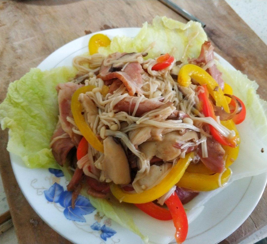 金针菇培根卷