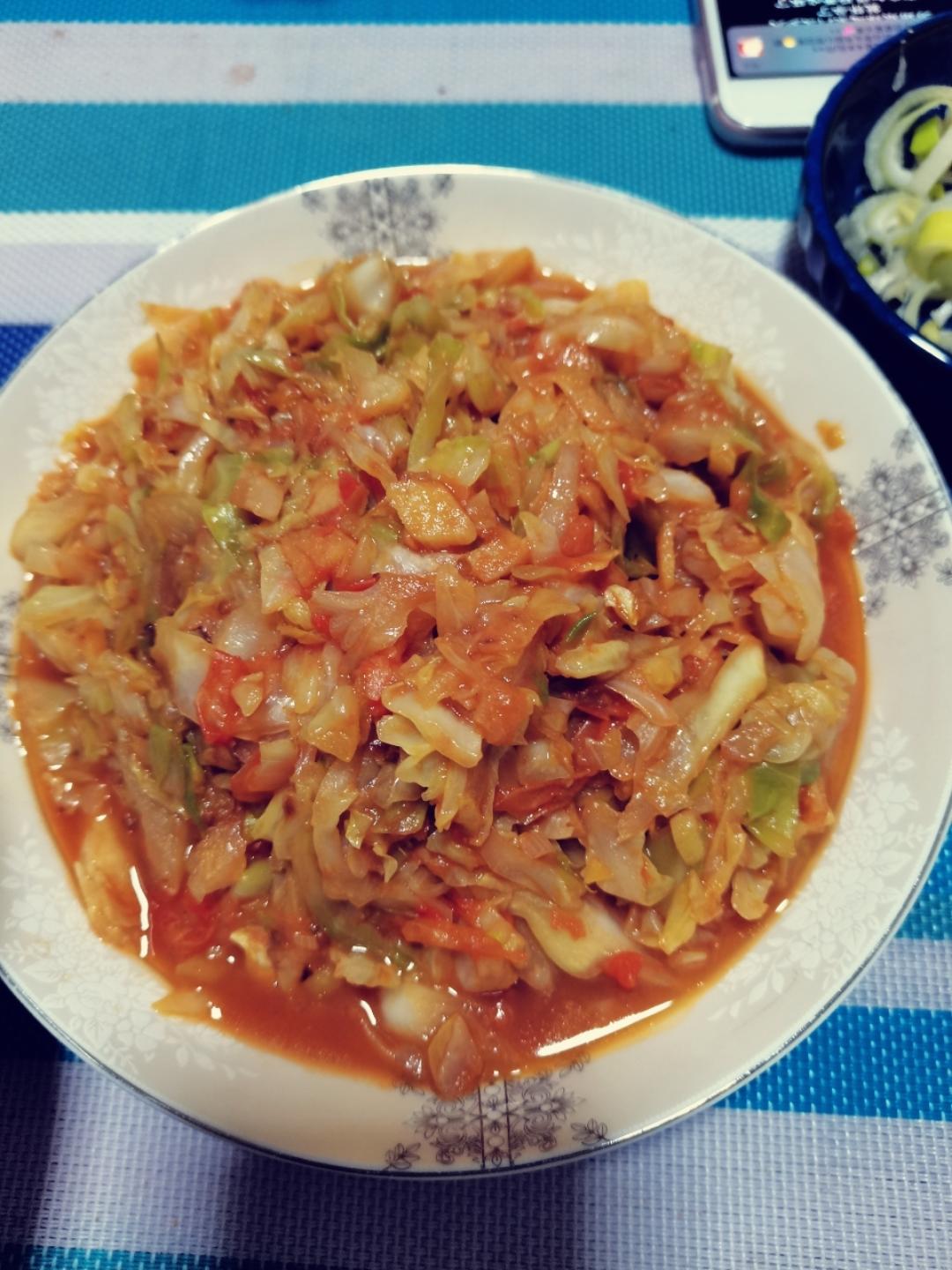 大头菜炒西红柿