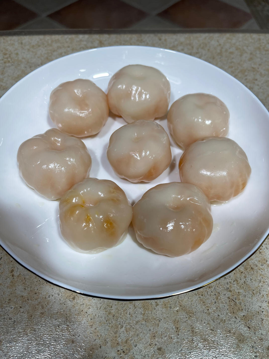 糯叽叽好吃到爆的沙糖桔水果大福