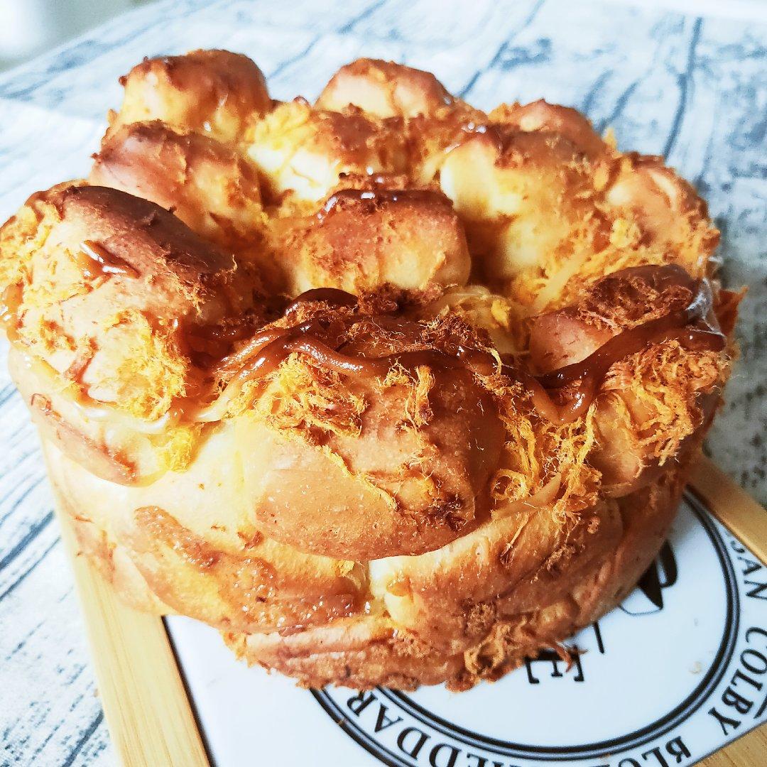 肉松手撕面包—超软会爆浆的面包哟