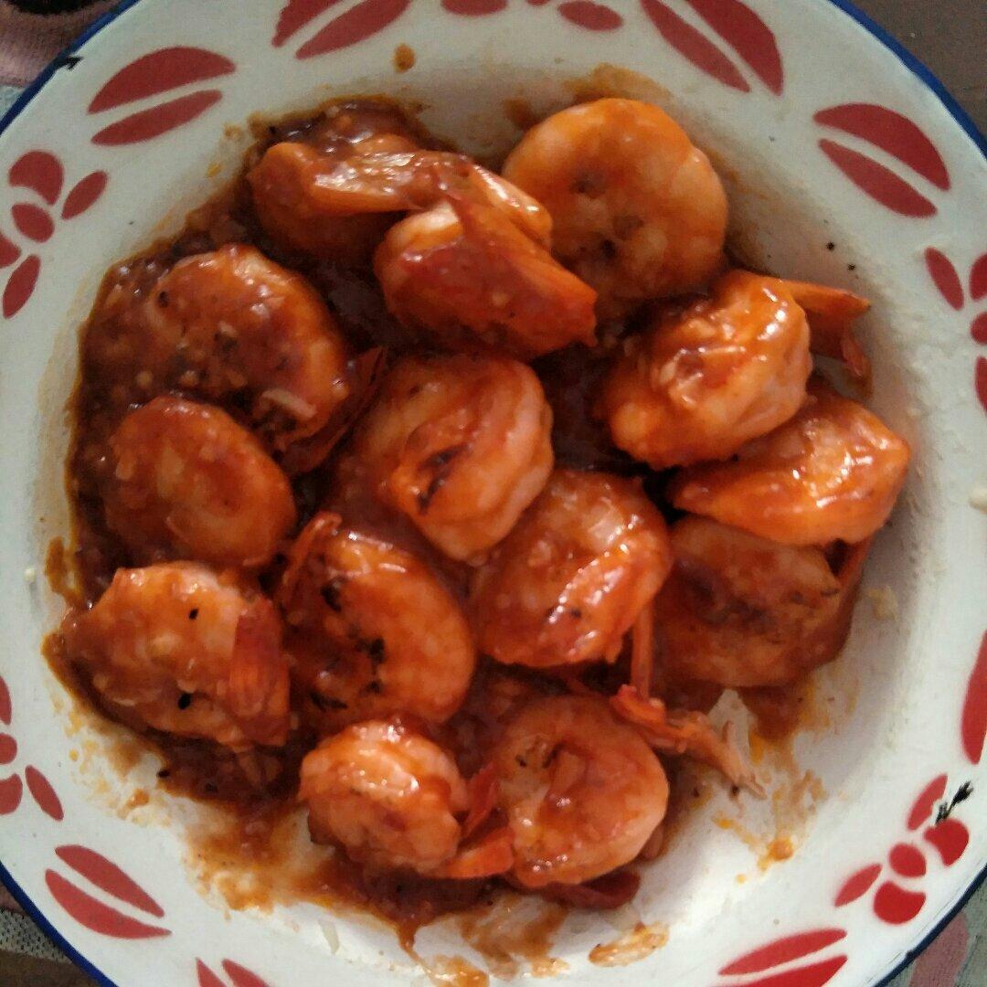 人见人爱茄汁虾球