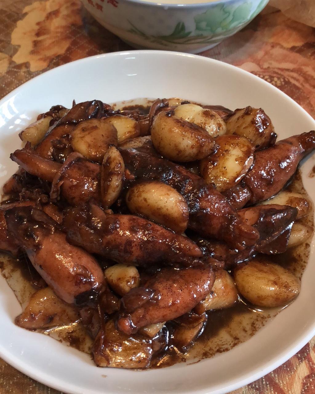 蒜烧籽乌（笔管鱼）