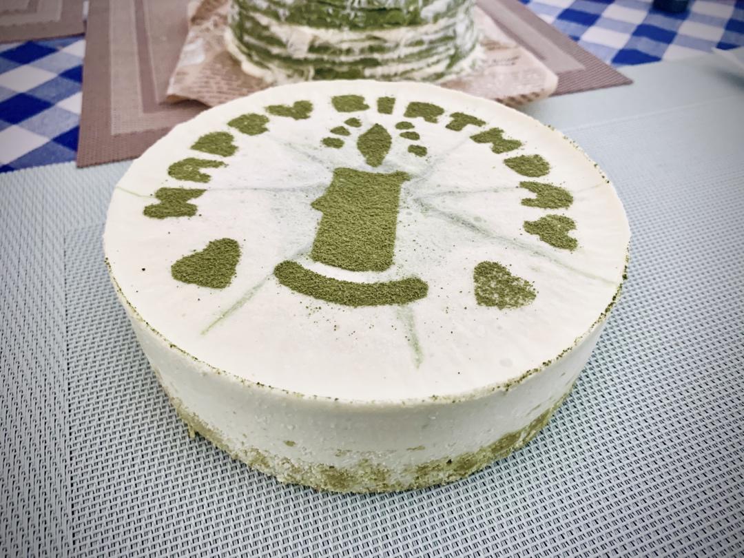 渐变抹茶慕斯蛋糕：我Amanda带着既美又作的抹茶甜点又来了！【曼食慢语】