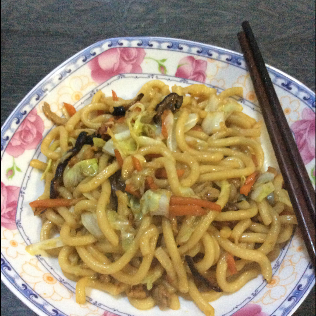 什锦炒乌冬面