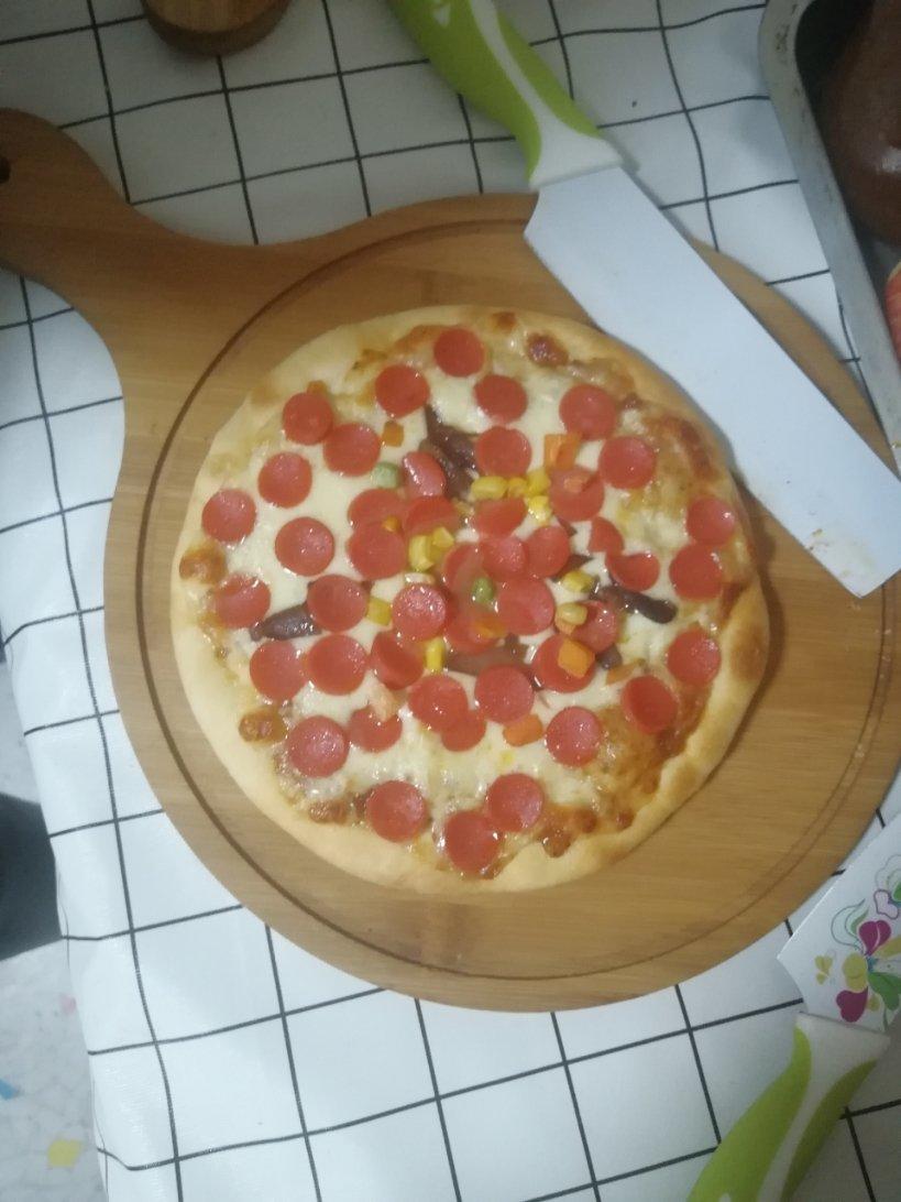 萨拉米披萨，学会了不用去必胜客（含视频）