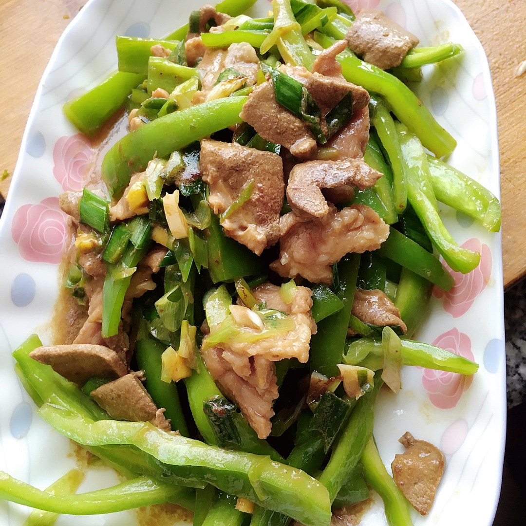 青椒炒猪肝