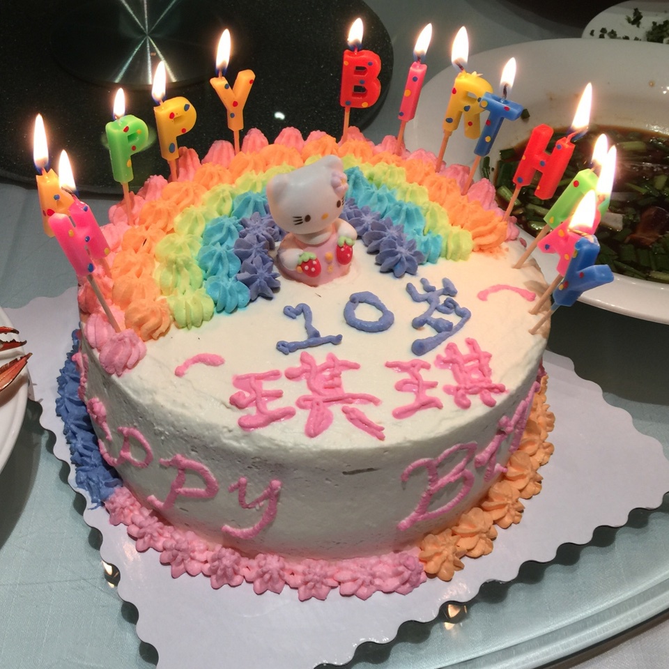 奇奇_o73l做的详细的裱花教程--彩虹蛋糕