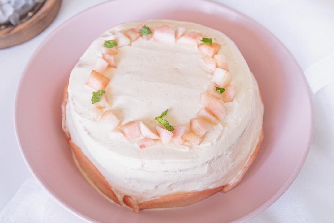 夏日清新甜蜜限定 |「伯爵红茶水蜜桃迷你蛋糕」