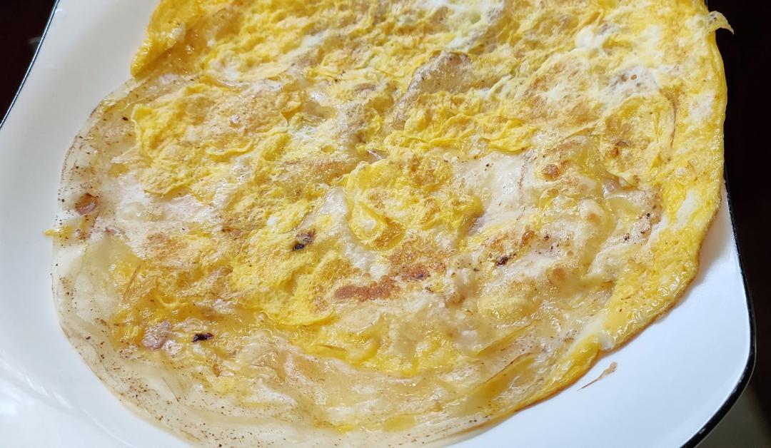 饺子皮版又香又酥又脆的【香葱鸡蛋千层饼】