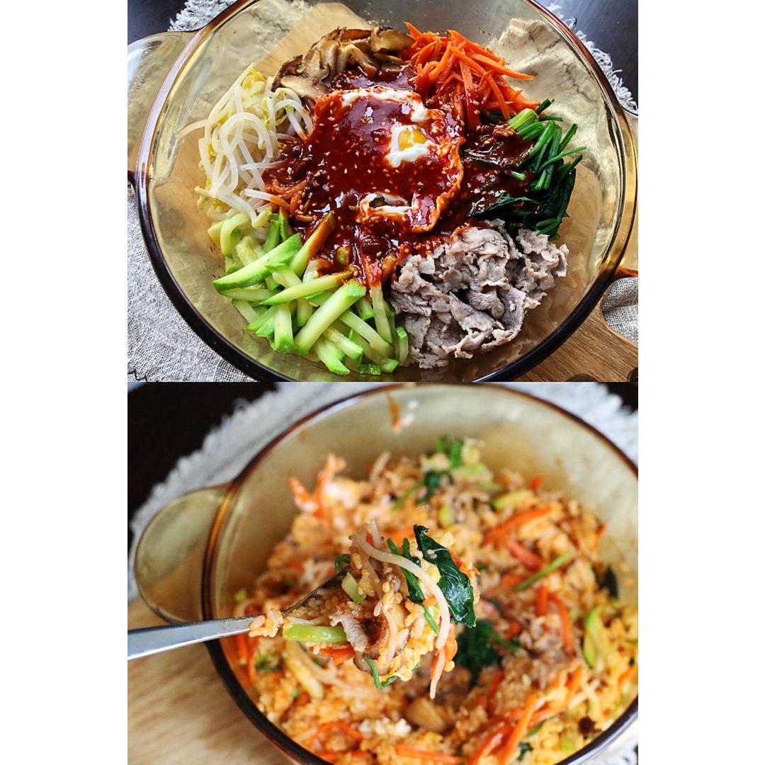 韩式 超美味的韩国拌饭 三月的猫咪做的超美味的韩国拌饭三月的猫咪