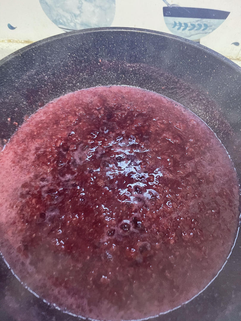 纯手工简易低糖树莓酱
