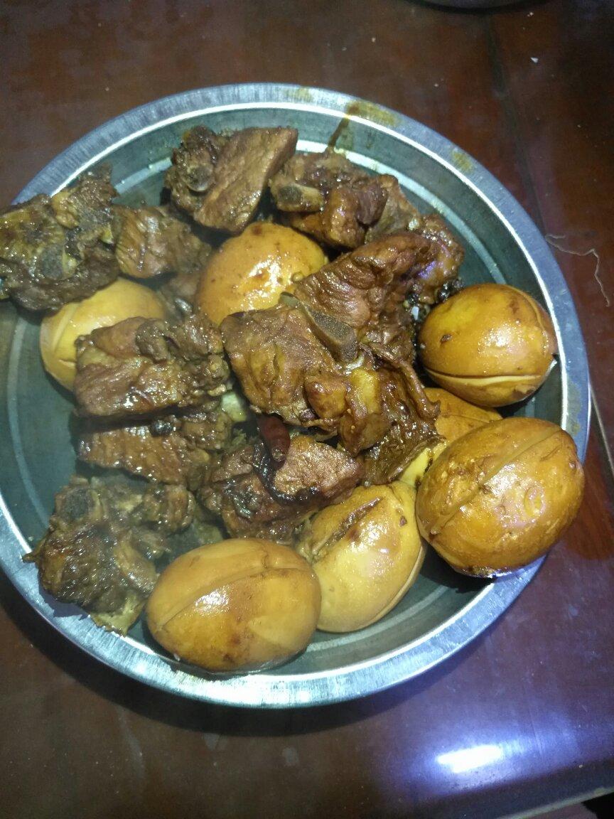 啤酒卤蛋烧排骨