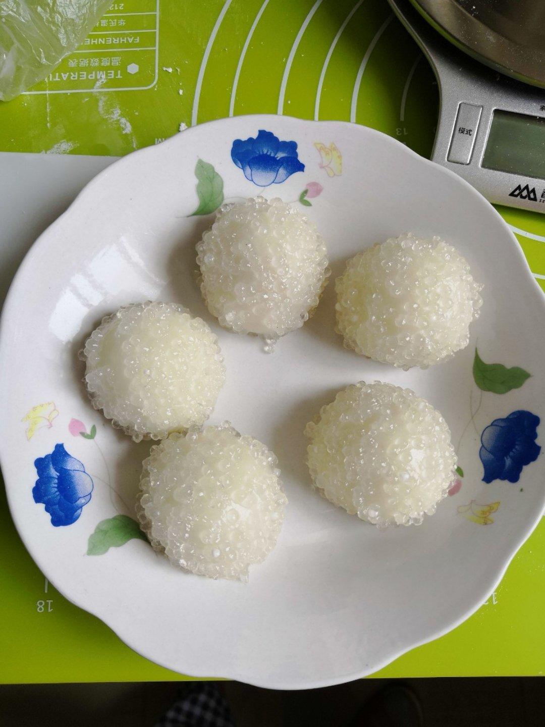 莲蓉西米团