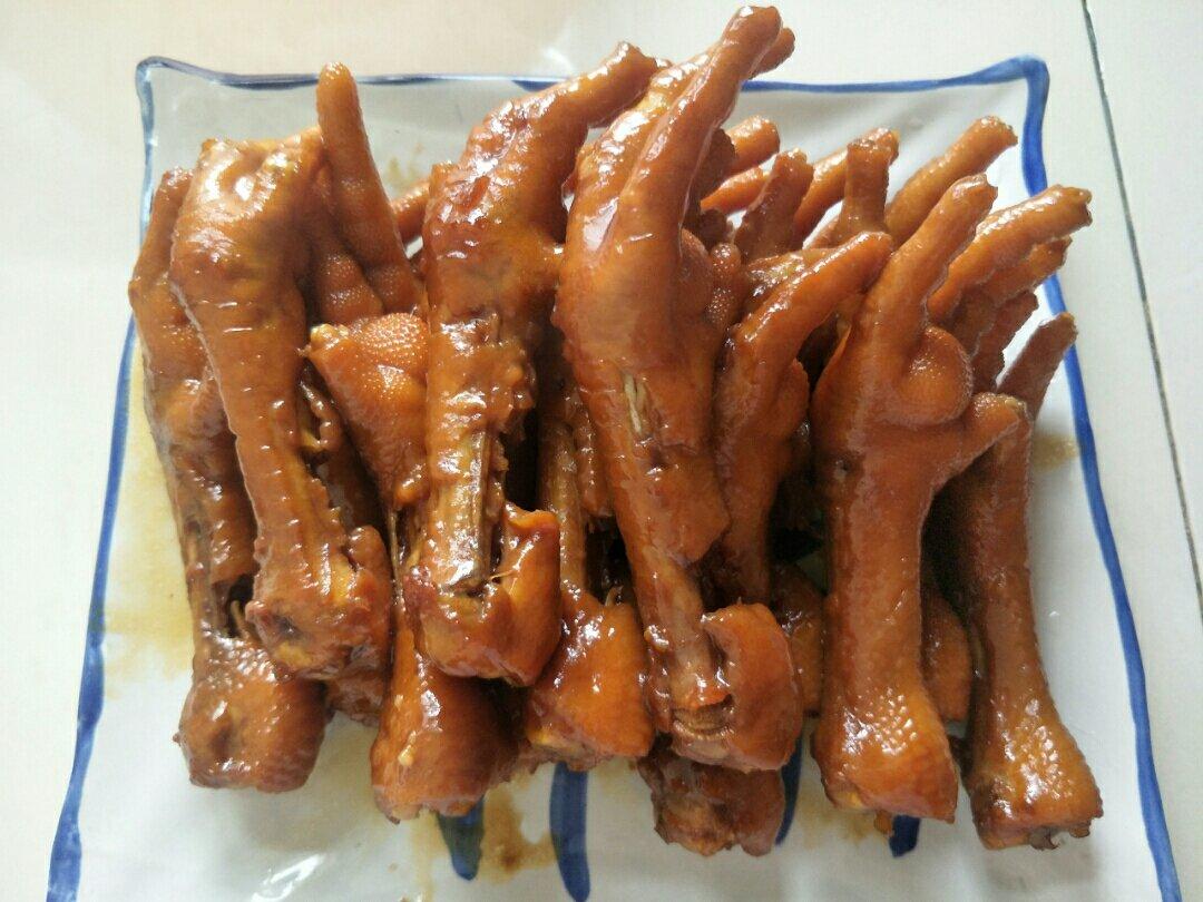 香辣烧鸡爪