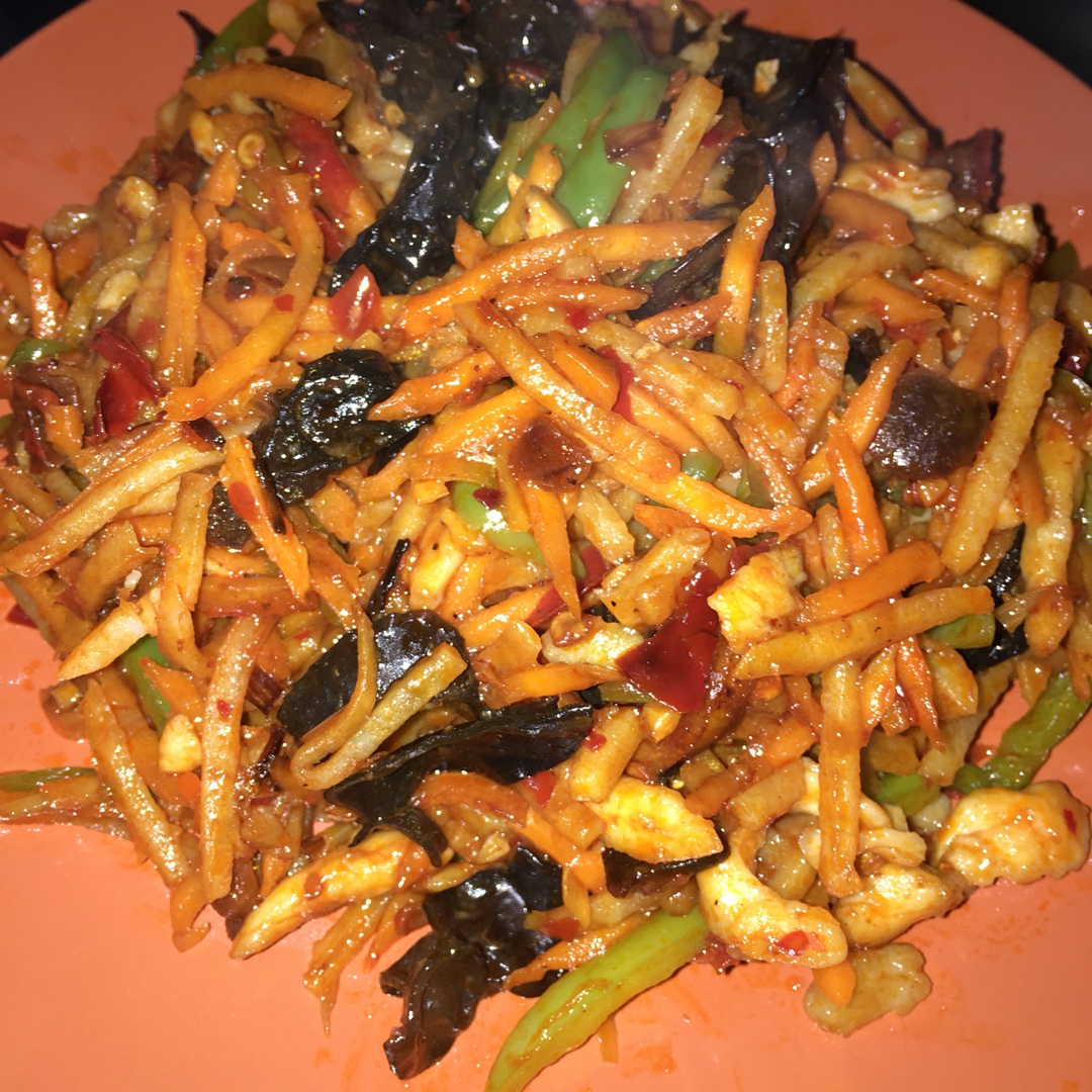 鱼香鸡丝