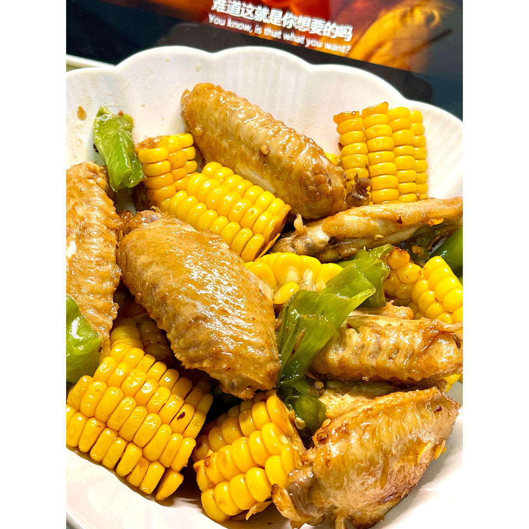 🔥好吃到跳脚!酱 汁浓郁超好吃，🌽玉米鸡翅煲