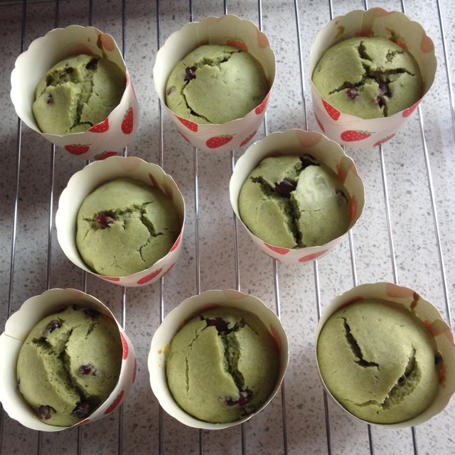 抹茶红豆玛芬