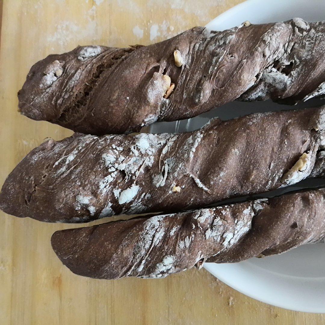 免揉核桃可可面包 女侠森森