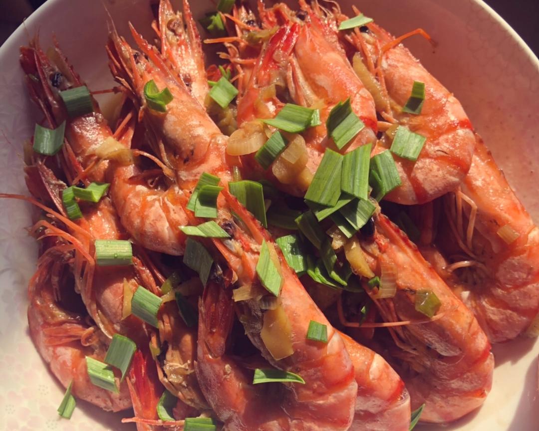 入味 油闷黑虎虾