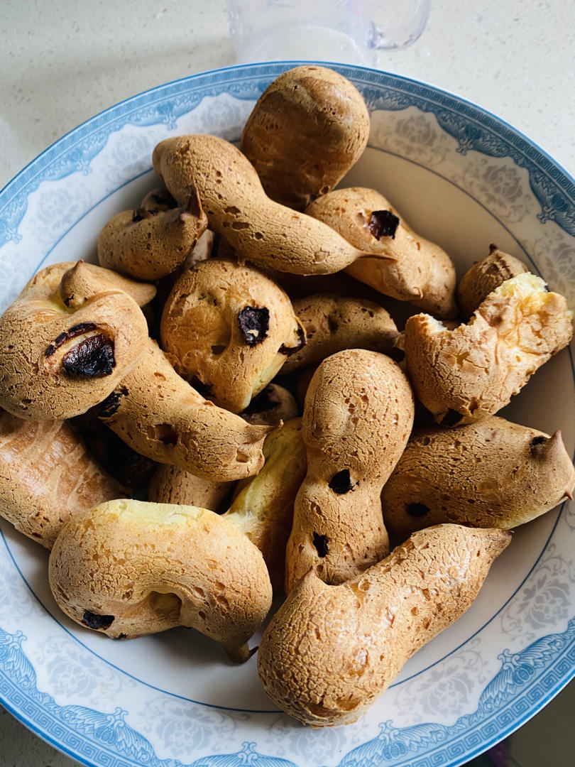 不用预拌粉的手指麻薯包💯成功