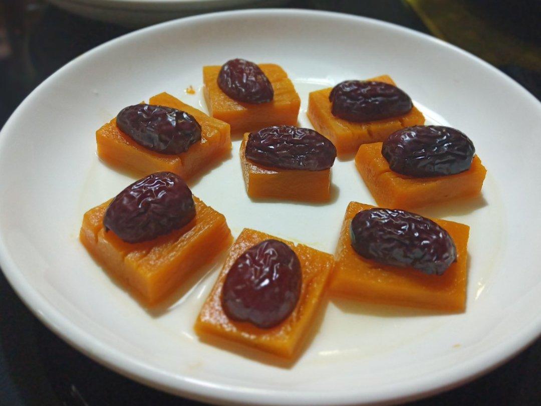 红枣蒸南瓜
