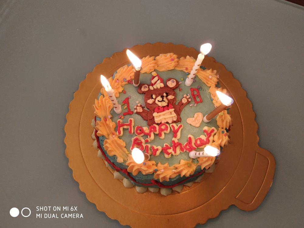 复古风生日蛋糕
