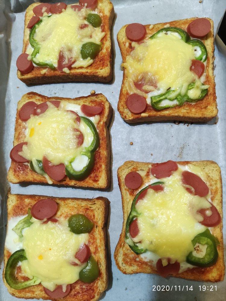 小白都能学会的吐司披萨