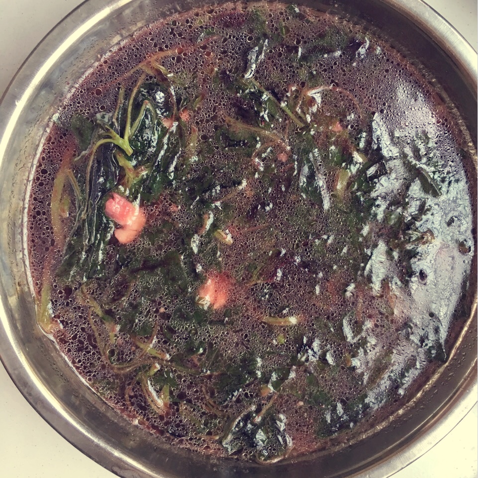 青/白苋菜汤